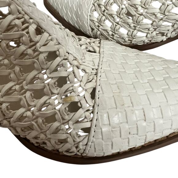 Coconuts By Matisse Caught Up Woven Ankle Boots Size 7 - Picture 7 of 11